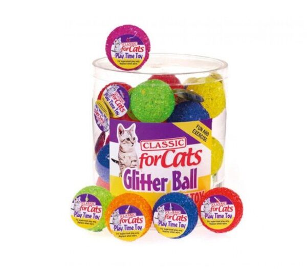 Classic Glitter Ball & Bell 1.5" Display