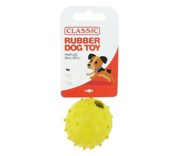 Rubber Pimple Ball/Bell 4cm 1 5/8"