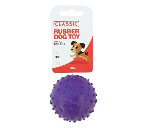 Rubber Pimple Ball/Bell 6cm - 2.5"