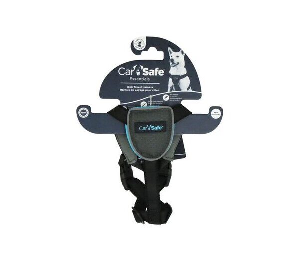 Carsafe Dog Essent Harness Black Xsmall
