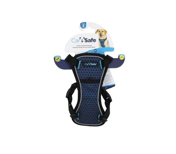 Carsafe Dog Harness Blue Xsmall Crashtst