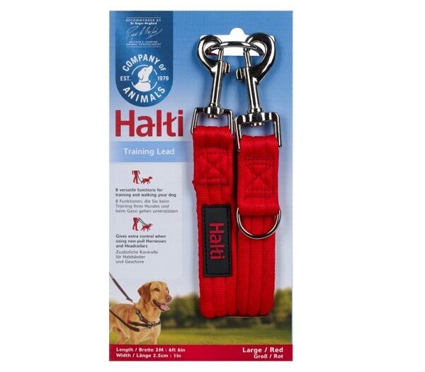 HALTI Training Lead Lge Red 2m 25mm