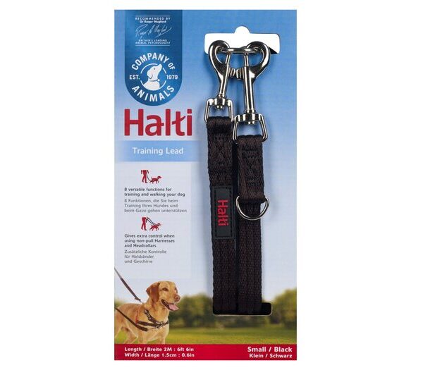 HALTI Training Lead Sml Black 2m 15mm
