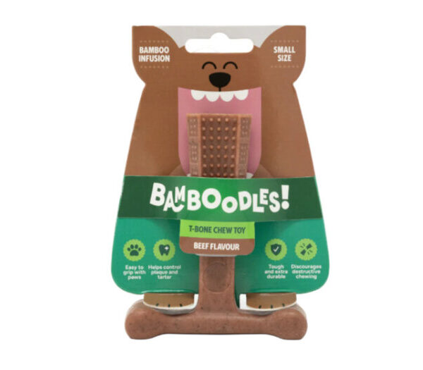 Bamboodles T-Bone Chew Small Beef 4"