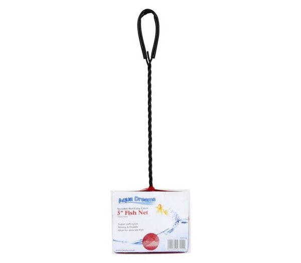 ADS 5" Invisible Red Easy Catch Net