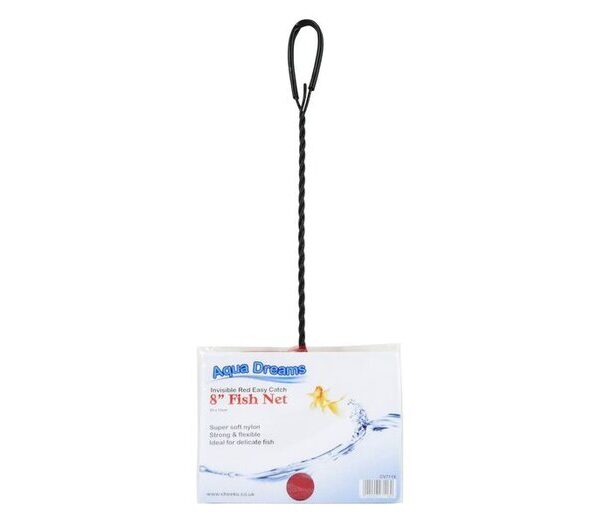 ADS 8" Invisible Red Easy Catch Net