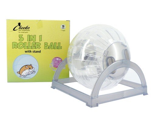 Cheeko 3 in 1 Hamster Ball 7" & Stand