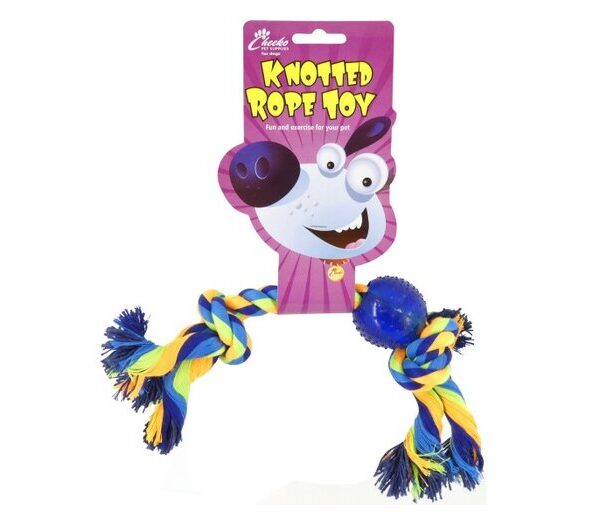 Cheeko Knotted Rope & Ball 30cm