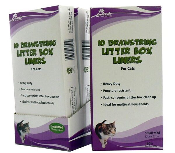 Cheeko Litter Box Liner Sml/Med D`string