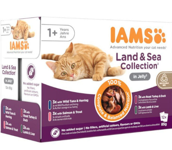 IAMS Cat Delights Land & Sea Jelly 85g