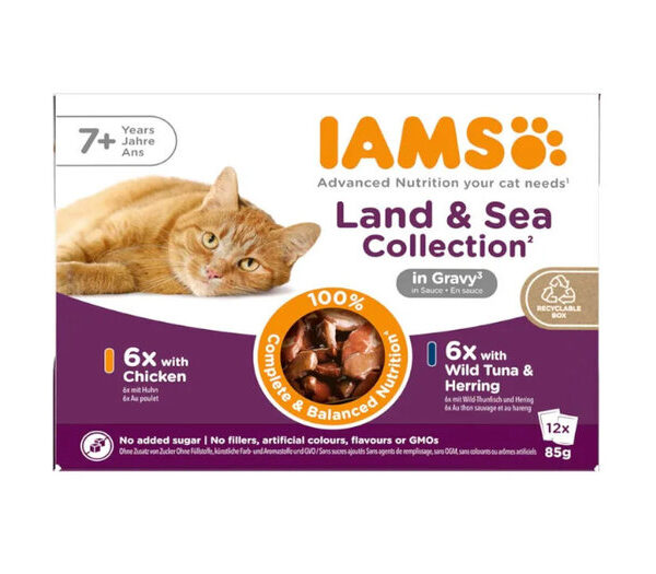 IAMS Cat Delights Land & Sea Gravy 85g