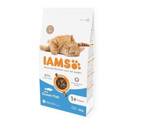 IAMS Cat 2kg Adult Ocean Fish