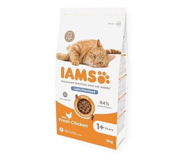 IAMS Cat 2kg Light Chicken