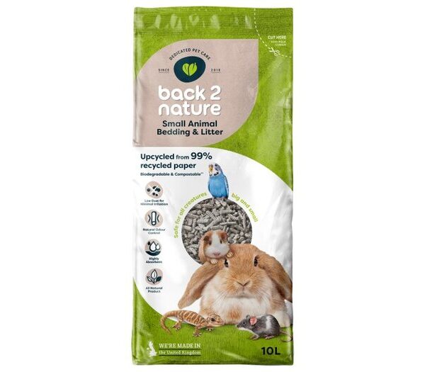 Back 2 Nature Sml an Bedding & Litter 10lt