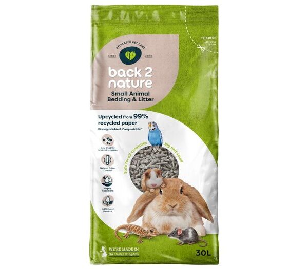 Back 2 Nature Sml an Bedding & Litter 30lt