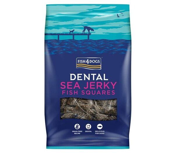 F4d Dental Sea Jerky Fish Squares 115g