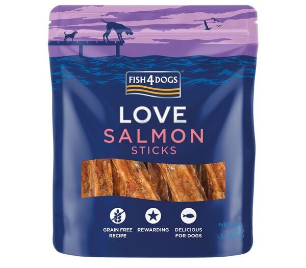 F4d Love Salmon Sticks 85g