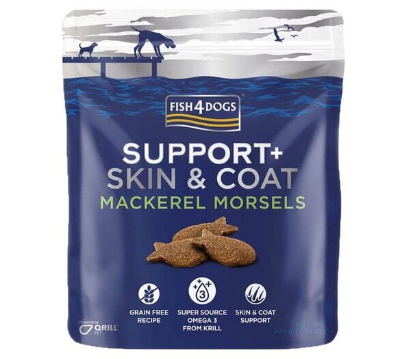 F4d Skin & Coat Mackerel Morsels 225g