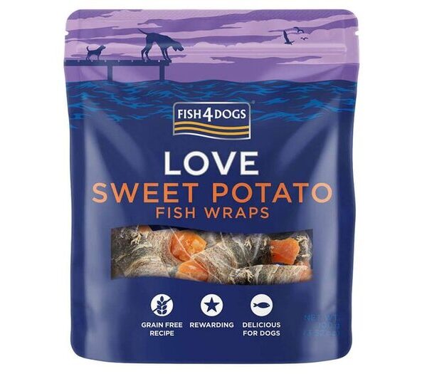 F4d Love Sweet Potato Fish Wraps 100g