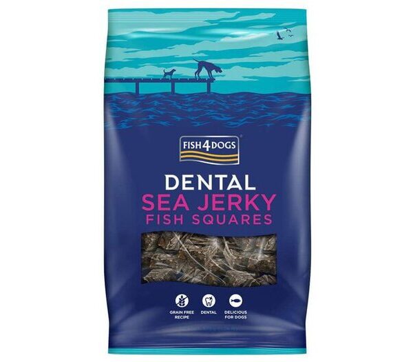 F4d Dental Sea Jerky Fish Squares 575g