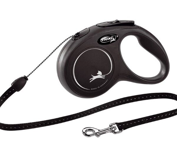 FLEXI Classic Cord Black Sml 5m