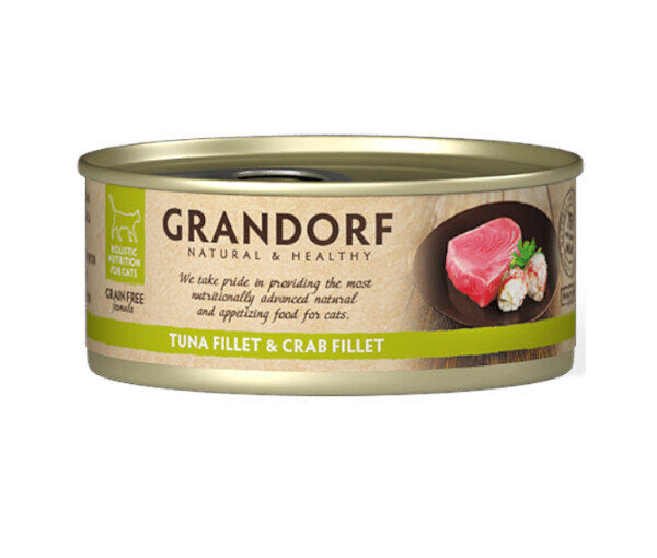 Grandorf Cat Tuna & Crab 70g
