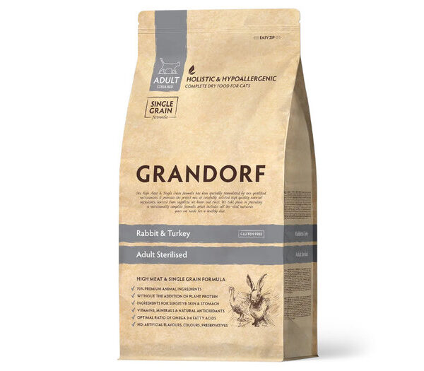 Grandorf Sg Cat Rab & Turk Sterilised 2kg