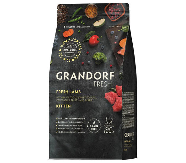 Grandorf Gf Kitten Fresh Lamb 400g
