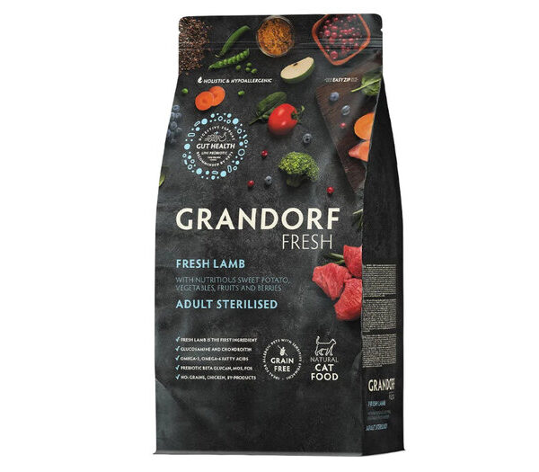Grandorf Gf Cat Fresh Lamb 2kg