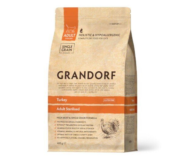 Grandorf Gf Cat Fresh Turkey 400g