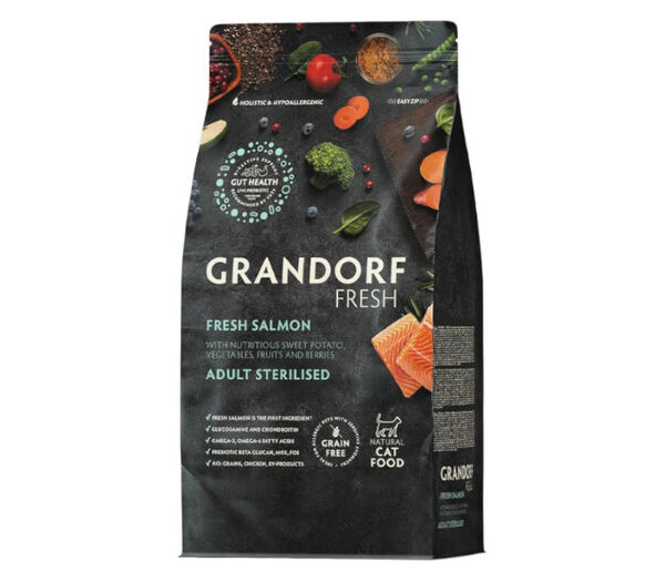 Grandorf Gf Sterilised Cat Salmon 2kg