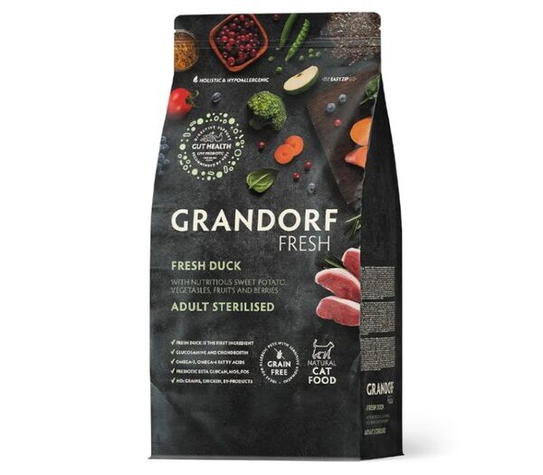 Grandorf Gf Cat Sterile Fresh Duck 400g