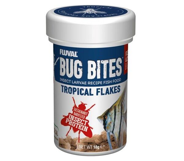 Fluval Bug Bites Tropical Flakes 18g