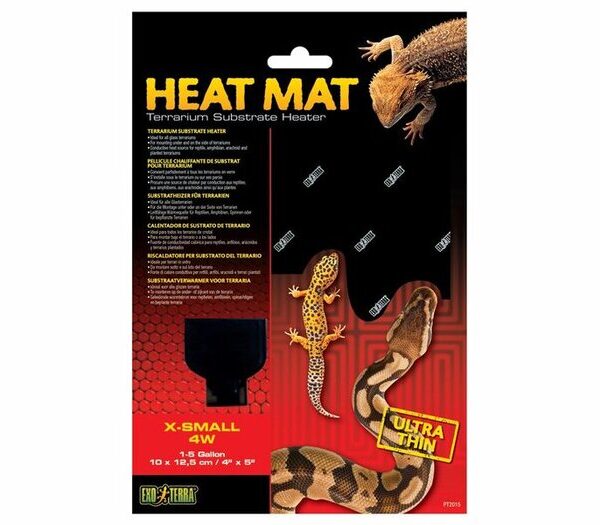 EXO Terra Heat Mat 4w Xsmall 10 X 12.5cm