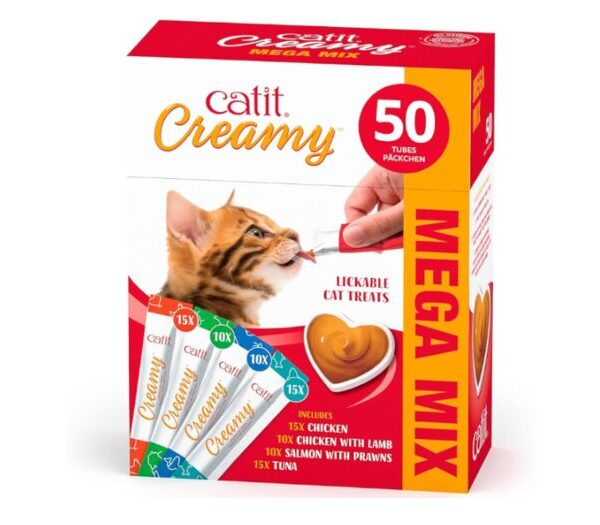 CATIT Creamy Variety Mega Mix 50pk