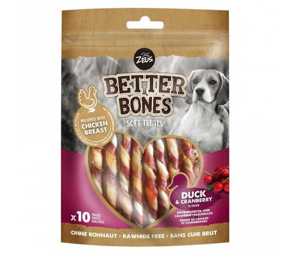 ZEUS Better Bones Duck & Cranb Twists