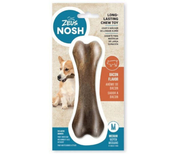 ZEUS Nosh Strong Chew Bone Bacon Medium