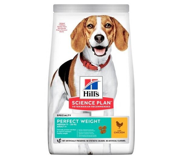 Hills Dog 12kg Perfect Weight Medium