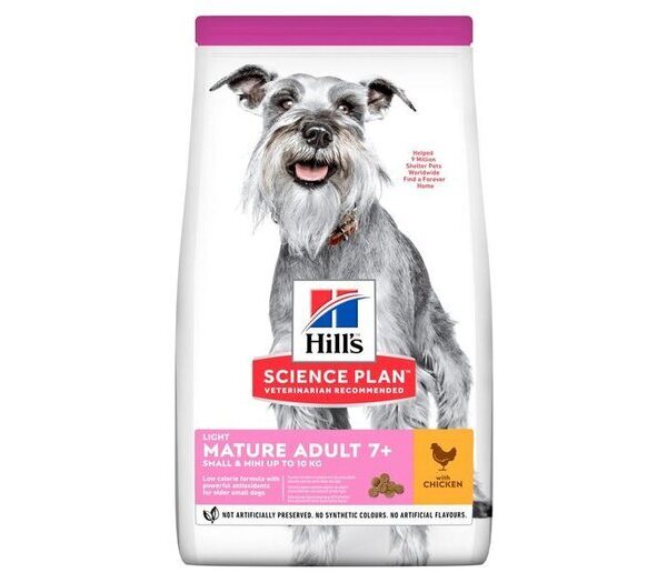 Hills Dog 2.5kg Mature Sml & Mini Light