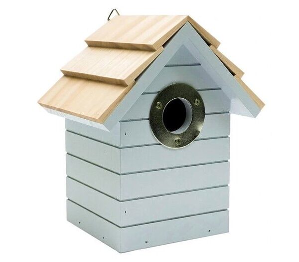 Hb Beech Hut Nest Box Pale Blue