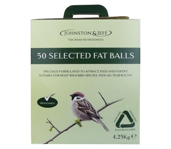 Wild Bird Fat Balls 50pc Colour Box