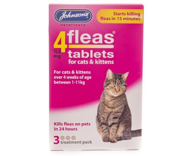 NI Vm JV 4 Fleas Cat Flea 3 Tab