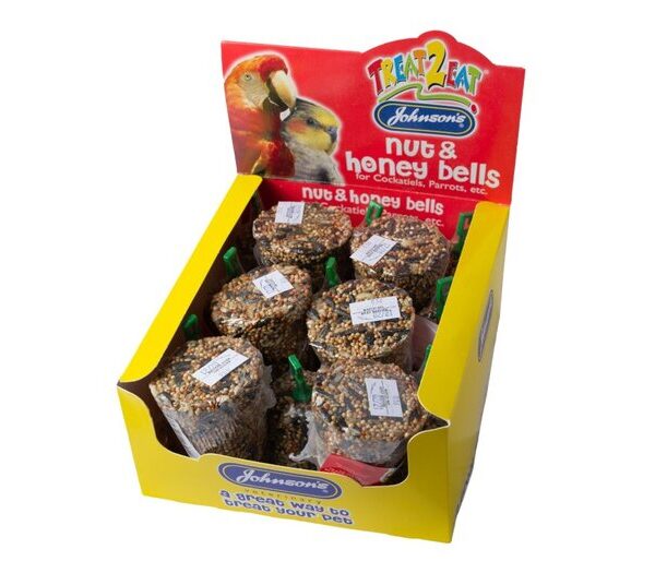 JV Cockatiel & Parrot Nut & Honey Bells