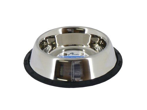 Cheeko Steel Non-Slip/Tip Bowl 600ml 6"