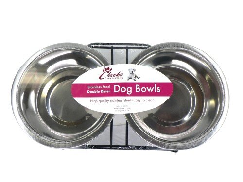 Cheeko S/Steel Double Diner 2x1.7l 8.5"