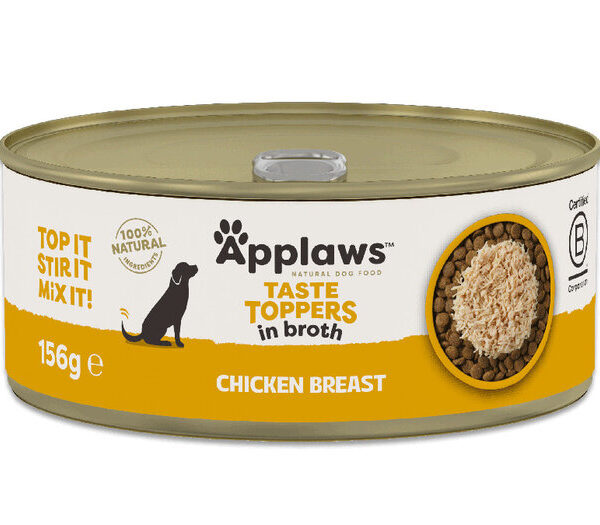 Applaws Toppers Chicken 156g Dog Tin