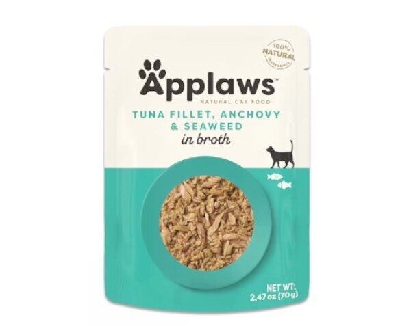 Applaws Pouch Tuna & Anch Broth 70g Cat