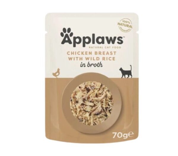 Applaws Pouch Chick & Rice Broth 70g Cat