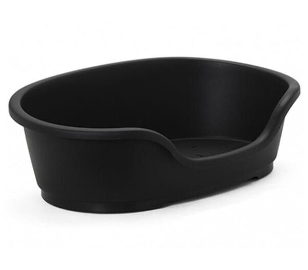 Plastic Domus Bed 107cm Black