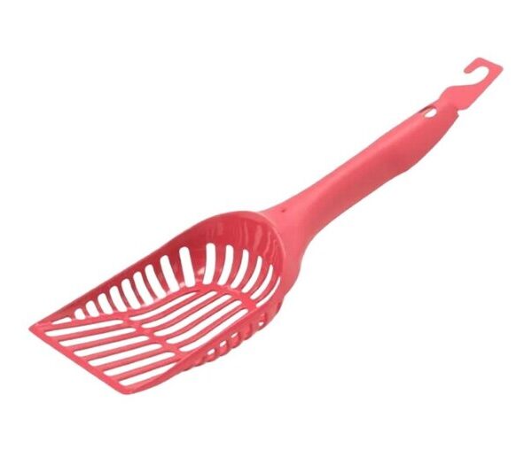 Medium Litter Scoop with Hook - Red